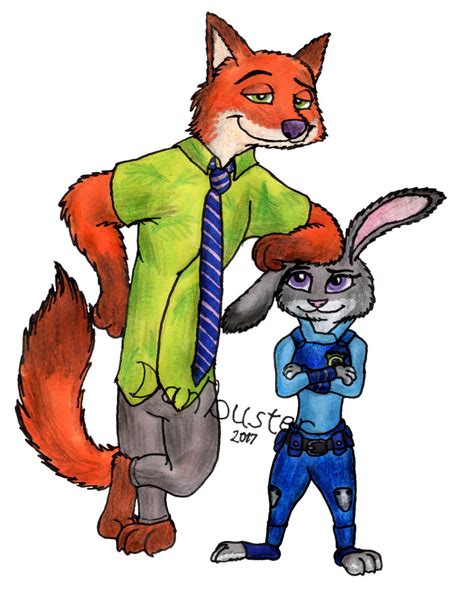 Nick Wilde And Judy Hopps By Dcleadboot On Deviantart