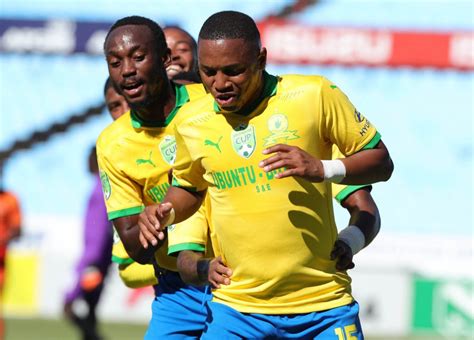 Andile Jali Scored His Second Goal For Mamelodi Sundowns Matatiele