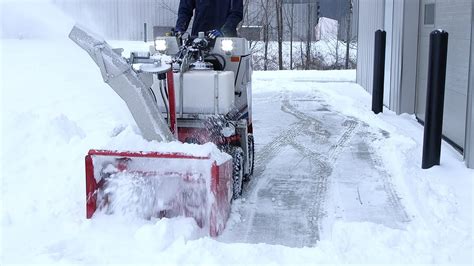 Reduce Sidewalk Labor With The Ventrac Ssv Snow Blower Simple Start