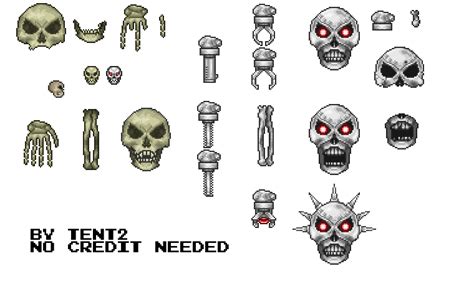 The Spriters Resource Full Sheet View Terraria Skeletron