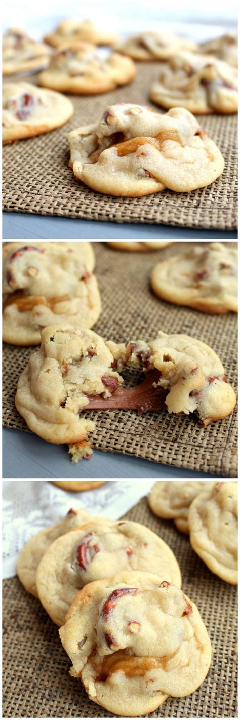 These stuffed caramel pretzel cookies are totally addictive. Caramel Stuffed Pretzel Cookies | Recipe | Desserts ...