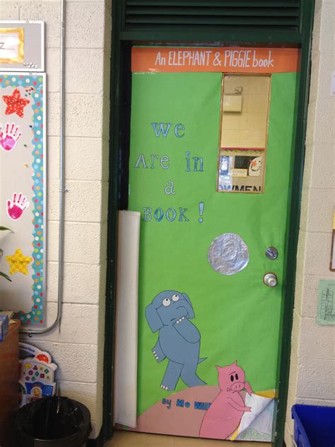 The Classroom Door Decorated As Our Favorite Book Cover Idea For