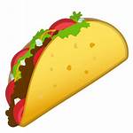 Taco Icon Emoji Clipart Mexican Google Transparent
