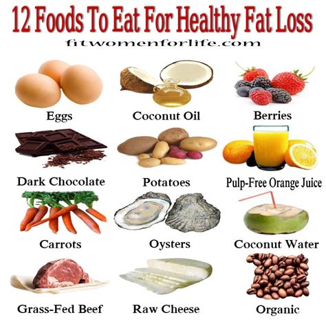 12 Foods To Eat For Healthy Fat Loss Healthy Fat Loss Best Weight Loss Foods Diet