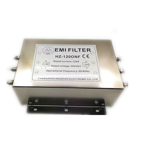 Plug In 120a Intput 55kw Frequency Inverter Emi Filter 3 Phase