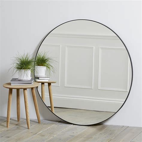 Chiltern Thin Metal Round Mirror Mirrors The White Company Round