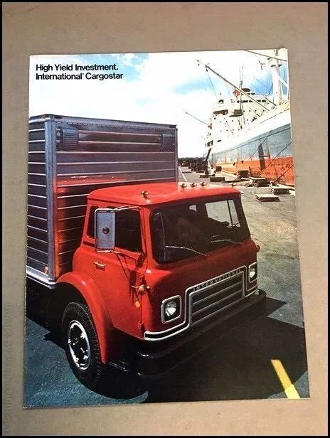 1977 1978 Ihc International Harvester Cargostar Truck Vintage Brochure
