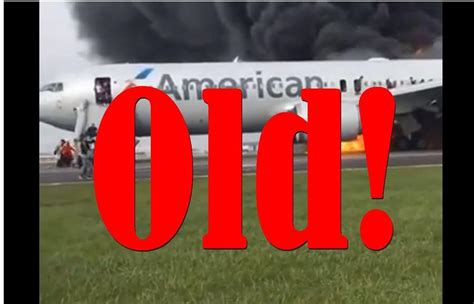 Fake News There Is No American Airlines Plane On Fire Right Now Lead