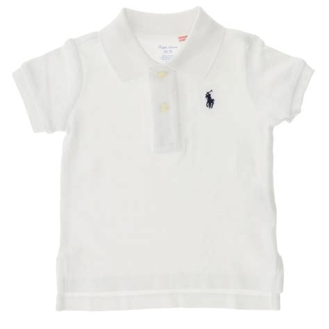 Polo Ralph Lauren Infant Outlet T Shirt Kids White T Shirt Polo