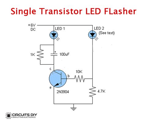While this mains operated led circuit is simple enough and cheap too, but it's efficiency is low, probably less than 40% , maybe even lower. Simple LED Flasher Circuits Using 2N3904 NPN Transistor