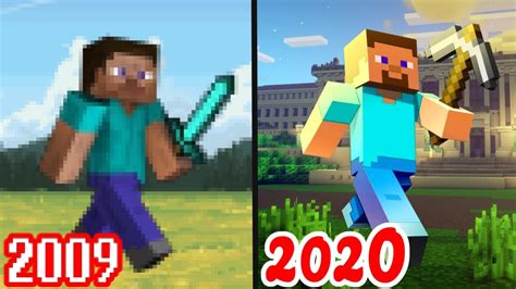 Evolution Of Minecraft Games 2009 2020 Youtube