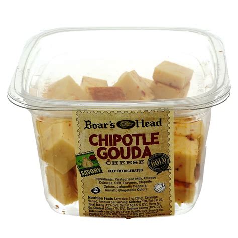 Boars Head Bold Chipotle Gouda Cheese Cubes Shop Cheese At H E B