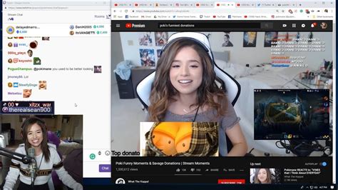 Pokimane Reacts To Poki Funny Moments And Savage Donations Throwback