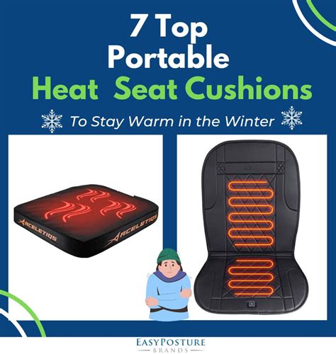 Top 7 Portable Heated Seat Cushions To Stay Warm Easy Posture Brands