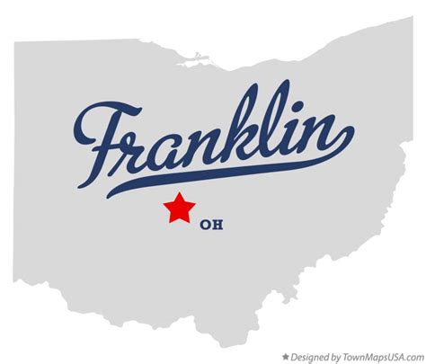Map Of Franklin Franklin County Oh Ohio