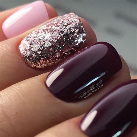To really upgrade the edgy look, consider coating your mani with a matte top coat. Best Wine Colored Nails of 2019 | NAILSPIRATION