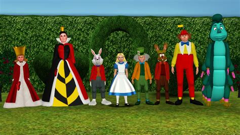 Sil Fantasy Walt Disneys Alice In Wonderland Main Characters