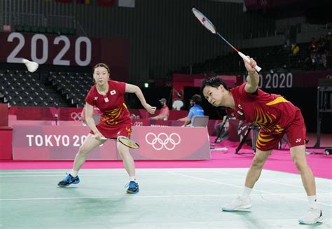 Olympics Watanabe Higashino Reach Mixed Doubles Badminton Semi
