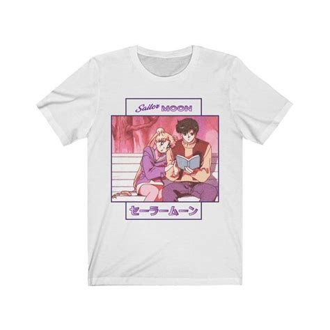 Sailor Moon Shirt Mamoru Otaku Shirt Manga Shirt Vaporwave Etsy