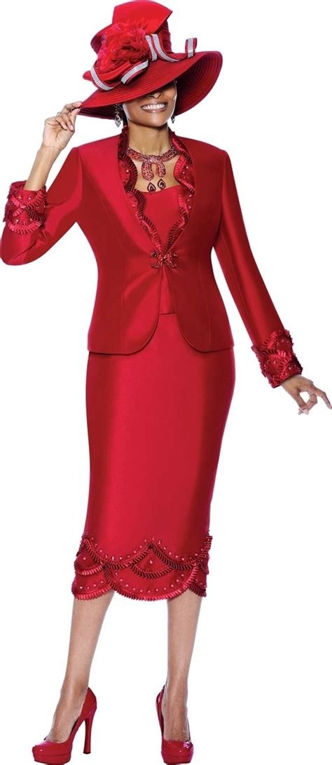 Terramina 7292 Red Ivory Womens Formal Church Dress Skirt Suit Size 8