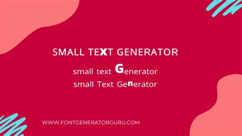 ᐈ Small Text Generator ᴄᴏᴘʏ ᴀɴᴅ ᴘᴀꜱᴛᴇ Small Font Copy And Paste
