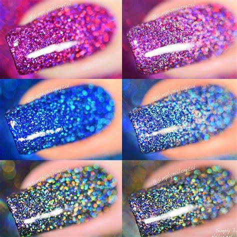 Fun Lacquer Beautiful Holographic Glitter Nail Polishes Part Of