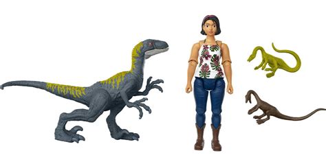 Buy Mattel Jurassic World Toys Camp Cretaceous Sammy Velociraptor And