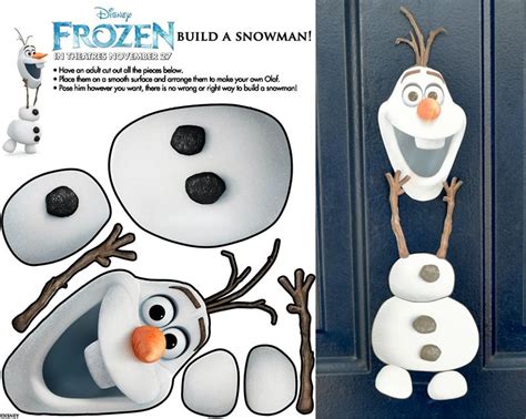 Olaf For Door Decor Frozen Birthday Party Frozen Party Kids Birthday