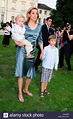 Bettina Wulff, her sons Linus Florian (2) and Leander Balthasar (7 ...