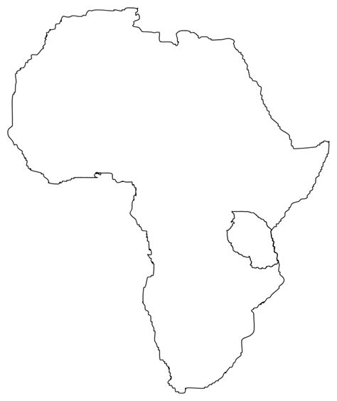 Africa Map Clip Art Clipart Best