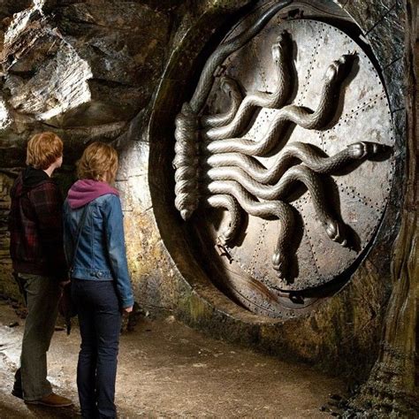 The Circular Door To The Chamber Of Secrets Decorated With Seven