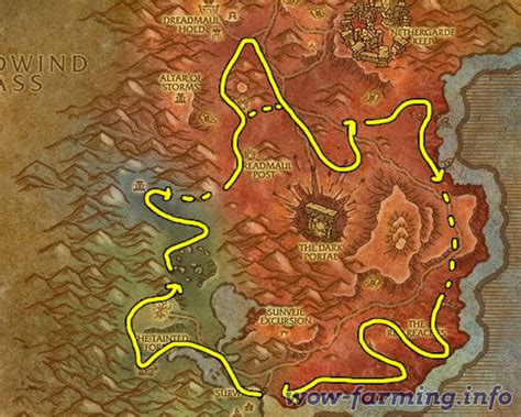 Silithus Mining Route Classic Wow Classic World Of Warcraft Gold Farming Warcraft Gold Guides