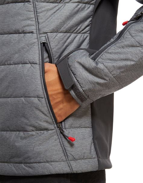 Lyst The North Face Tompkins Hybrid Jacket In Gray For Men