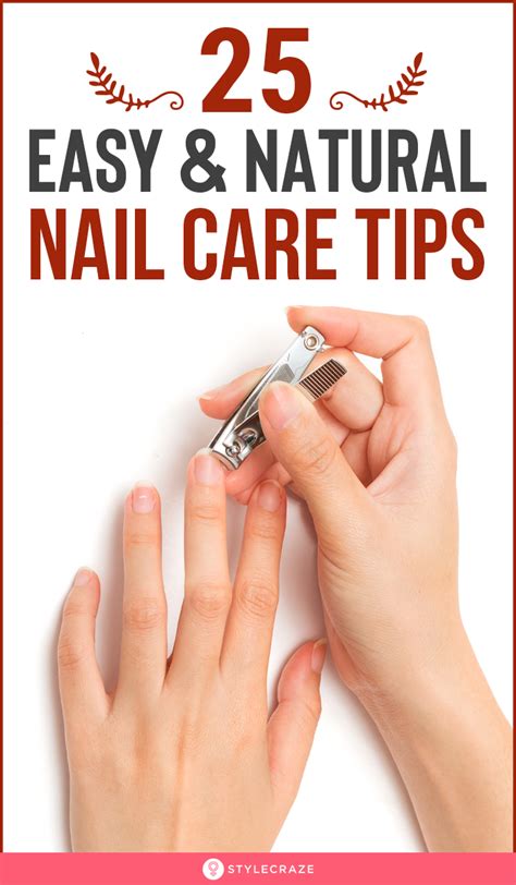 25 Easy And Natural Nail Care Tips And Tricks To Try At Home Natural