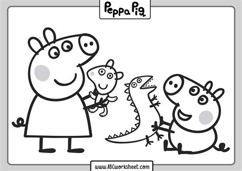 Choose from the eight coloring templates and start coloring the selected template. Printable Peppa Pig Coloring Pages for Kids