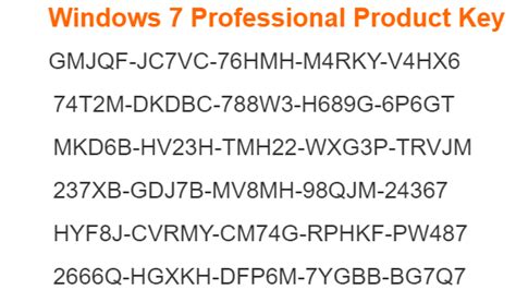 Windows 7 Professional Serial Key Download