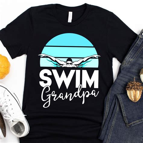 Swim Grandpa T Shirt Tank Top Hoodie Grandpa Shirt Etsy