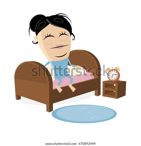 Getting Out Bed Clipart Stock Vector Royalty Free 670892449 Shutterstock