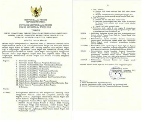 Carta senarai penuh barisan menteri kabinet & timbalan menteri 2018. Peraturan Menteri Dalam Negeri Nomor 60 Tahun 2007 ...