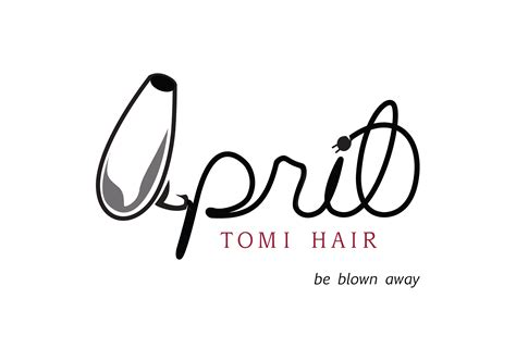 April Hair Brand Identity Logo