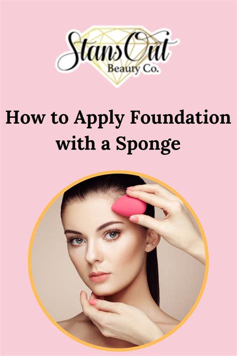 How To Apply Foundation Foundation Application With A Sponge