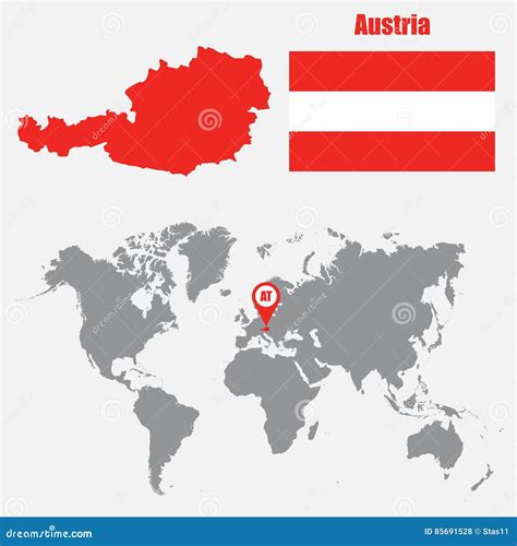 Austria In The World Map