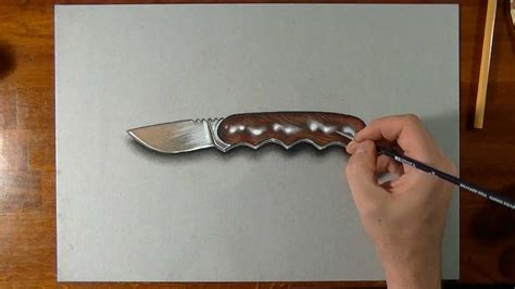 Https://tommynaija.com/draw/how To Draw A 3d Knife Shaded