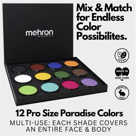 Paradise Makeup AQ ProPalette Style A 12 Colors