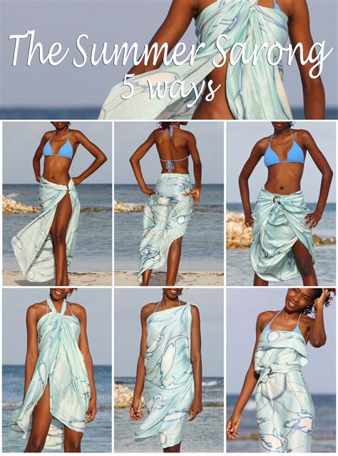 An Elegant Sarong 5 Ways To Wear It Collectionslotty B