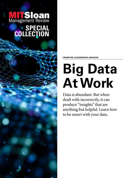 Big Data At Work Mit Smr Store