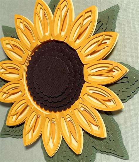 Stacked Sunflower Tutorial — 3DCuts.com