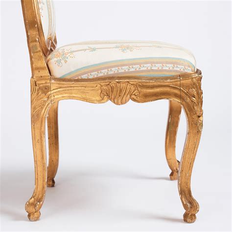 A Pair Of Swedish Rococo Chairs Attributed To C M Sandberg Master 1759