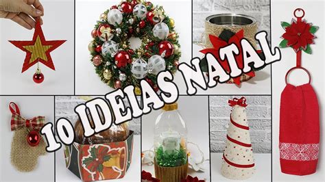 10 Ideias De DecoraÇÃo De Natal Simples E Barato🎄 Youtube