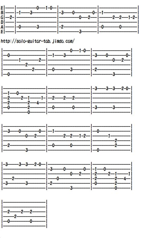 (you and i both know that if guitar tabs are there, then that's what they're going to be reading, not the treble staff! Classical Guitar Tabs (Arrangements/Traditional ...